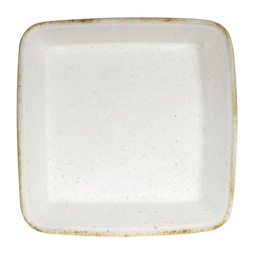 Churchill Stonecast Hints Square Baking Dishes Barley White 250mm (Pack of 6) (DY200)