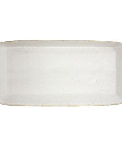 Churchill Stonecast Hints Rectangular Baking Dishes Barley White 325 x 530mm (DY202)