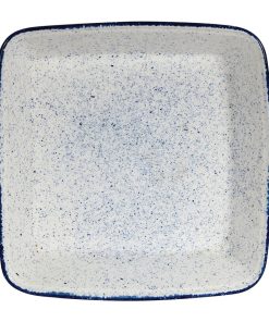 Churchill Stonecast Hints Square Baking Dishes Indigo Blue 250mm (Pack of 6) (DY206)