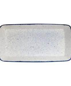 Churchill Stonecast Hints Rectangular Baking Dishes Indigo Blue 325 x 530mm (DY208)