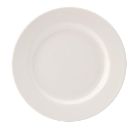 Utopia Pure White Wide Rim Plates 203mm (Pack of 24) (DY311)