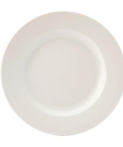 Utopia Pure White Wide Rim Plates 230mm (Pack of 24) (DY312)