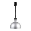 Buffalo Retractable Dome Heat Lamp Silver 2.5kW (DY461)