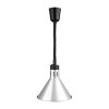 Buffalo Conical Retractable Heat Shade Silver Finish (DY464)