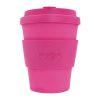 Ecoffee Cup Bamboo Reusable Coffee Cup Pink'd 12oz (DY486)