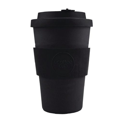 Ecoffee Cup Bamboo Reusable Coffee Cup Kerr & Napier Black 14oz (DY493)