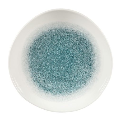 Churchill Raku Round Trace Plate Jade Green 286mm (Pack of 12) (DY494)