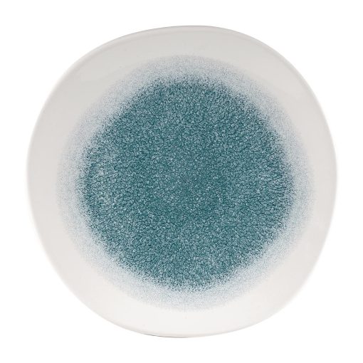 Churchill Raku Round Trace Plate Jade Green 264mm (Pack of 12) (DY495)