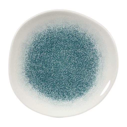 Churchill Raku Round Trace Plate Jade Green 186mm (Pack of 12) (DY497)