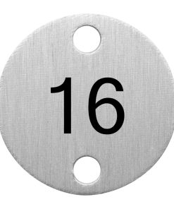 Bolero Table Numbers Silver (16-20) (DY773)