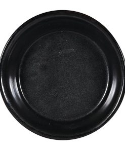 Churchill Black Igneous Stoneware Pie Dish 160mm (Pack of 6) (DY784)