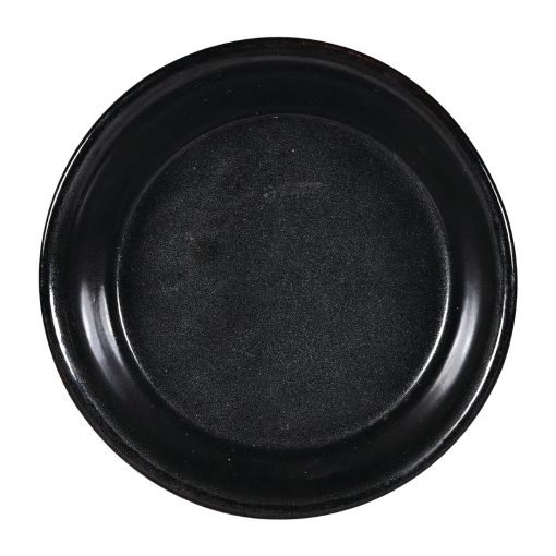 Churchill Black Igneous Stoneware Pie Dish 160mm (Pack of 6) (DY784)