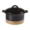Churchill Black Igneous Cocotte 530ml 20oz (Pack of 6) (DY789)