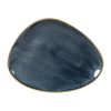Churchill Stonecast Triangular Plates Blueberry 265mm (Pack of 12) (DY795)