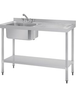Vogue Single Sink Right Hand Drainer 1200mm (DY823)