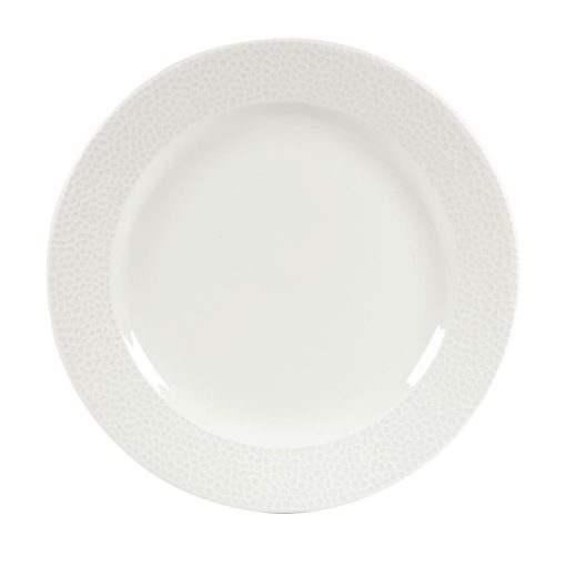 Churchill Isla Footed Plate White 261mm (Pack of 12) (DY833)