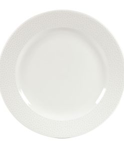 Churchill Isla Footed Plate White 234mm (Pack of 12) (DY834)