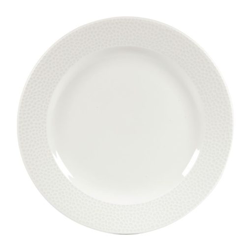 Churchill Isla Footed Plate White 234mm (Pack of 12) (DY834)