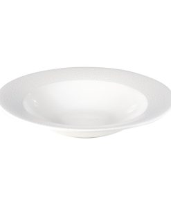 Churchill Isla Rimmed Soup White 249mm (Pack of 12) (DY839)