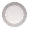 Churchill Isla Footed Plate Shale Grey 276mm (Pack of 12) (DY861)