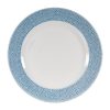 Churchill Isla Footed Plate Ocean Blue 276mm (Pack of 12) (DY867)