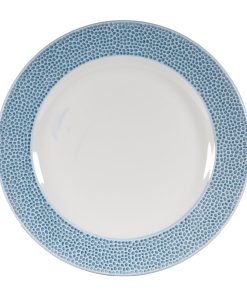 Churchill Isla Footed Plate Ocean Blue 276mm (Pack of 12) (DY867)