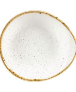 Churchill Stonecast Round Dishes Barley White 185mm (Pack of 12) (DY873)