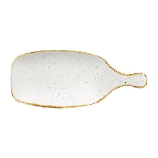Churchill Stonecast Handled Paddles Barley White 284mm (Pack of 6) (DY879)