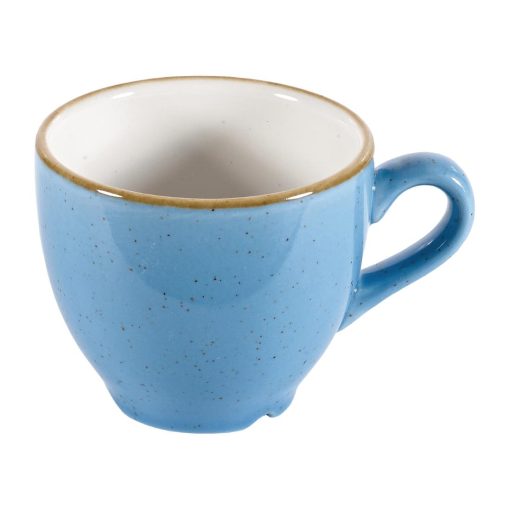 Churchill Stonecast Espresso Cups Cornflower Blue 100ml 3.5oz (Pack of 12) (DY882)