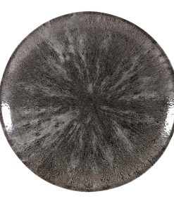 Churchill Stone Quartz Black Evolve Coupe Plates 288mm (Pack of 12) (DY892)