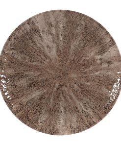 Churchill Stone Zircon Brown Evolve Coupe Plates 260mm (Pack of 12) (DY911)