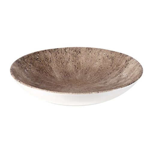Churchill Stone Zircon Brown Evolve Coupe Bowls 248mm (Pack of 12) (DY915)