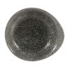 Churchill Raku Round Dish Quartz Black 185mm (Pack of 12) (DY943)