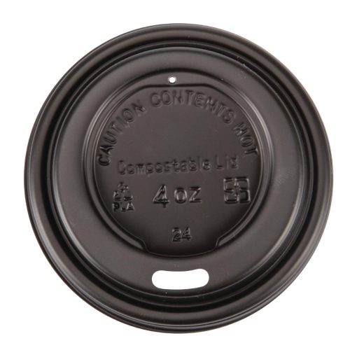 Fiesta Green Compostable Espresso Cup Lids 113ml / 4oz (Pack of 50) (DY982)