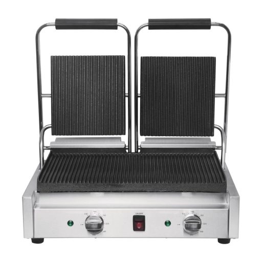Buffalo Bistro Double Ribbed Contact Grill (DY994)