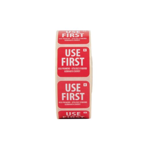 Vogue Removable Use First Labels (Pack of 1000) (E149)