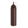 Vogue Brown Squeeze Sauce Bottle 24oz (E626)