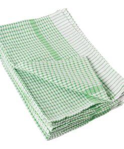 Vogue Wonderdry Tea Towels Green (Pack of 10) (E700)