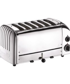 Dualit 6 Slice Vario Toaster Stainless Steel 60144 (E972)
