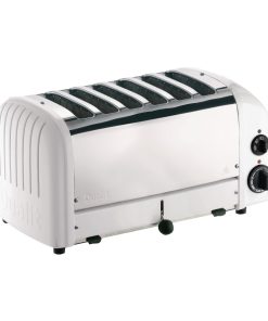 Dualit 6 Slice Vario Toaster White 60146 (E975)