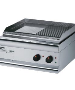 Lincat Silverlink 600 Half Ribbed Dual zone Electric Griddle GS6/TR (F926)