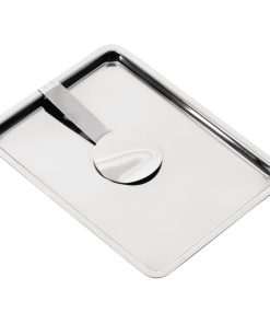 Olympia Curved Stainless Steel Tip Tray With Bill Clip (F979)
