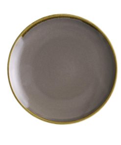 Olympia Kiln Smoke Round Coupe Plates 178mm (Pack of 6) (FA027)
