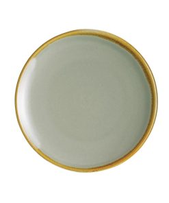 Olympia Kiln Moss Round Coupe Plates 178mm (Pack of 6) (FA029)
