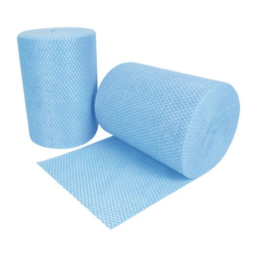 EcoTech Envirolite Super Antibacterial Cleaning Cloths Blue (Roll of 2 x 500) (FA204)