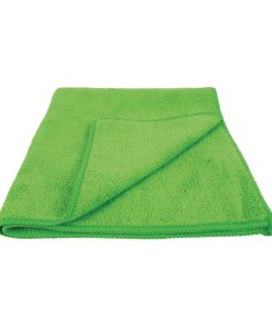 EcoTech Microfibre Cloths Green (Pack of 10) (FA219)