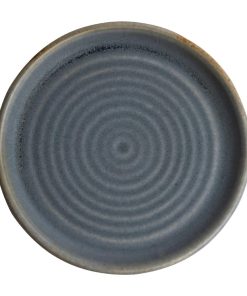 Olympia Canvas Small Rim Round Plate Blue Granite 180mm (Pack of 6) (FA302)