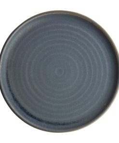 Olympia Canvas Small Rim Round Plate Blue Granite 265mm (Pack of 6) (FA303)
