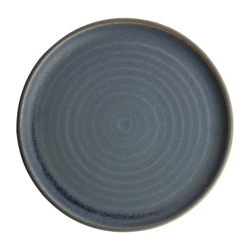 Olympia Canvas Small Rim Round Plate Blue Granite 265mm (Pack of 6) (FA303)