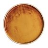 Olympia Canvas Flat Round Plate Sienna Rust 250mm (Pack of 6) (FA308)